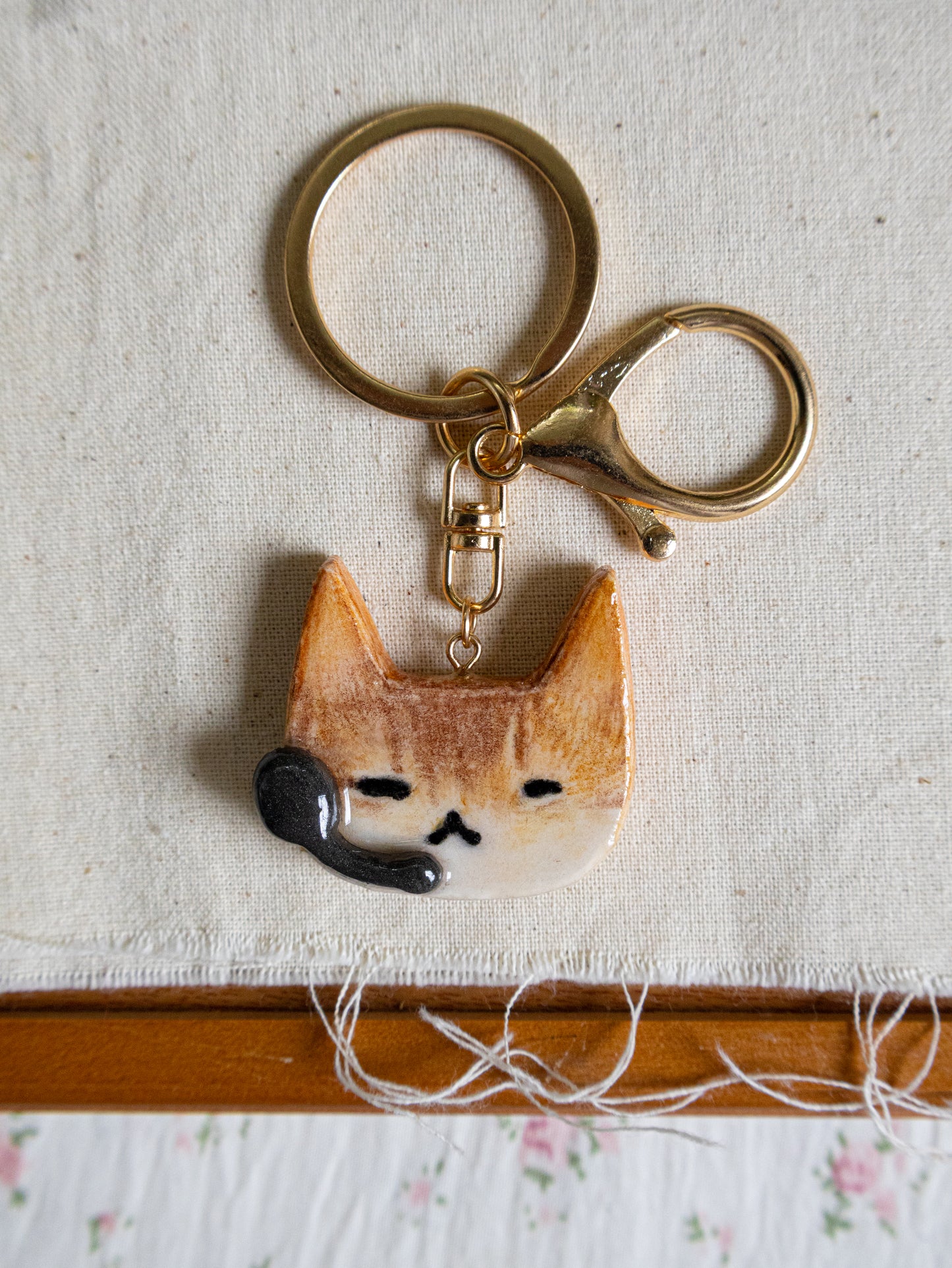 Customer Service Staff Cosplay Keychain