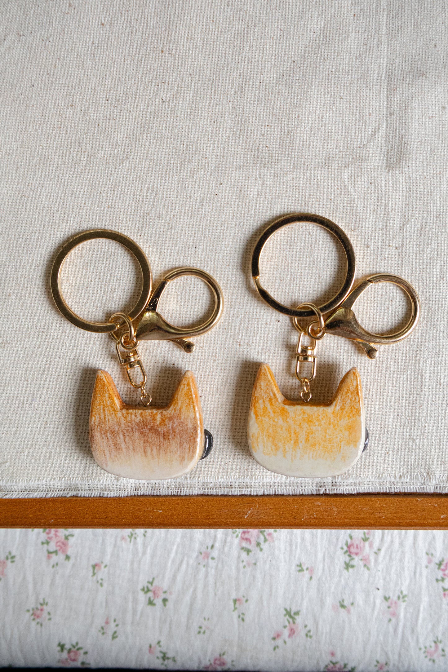 Customer Service Staff Cosplay Keychain